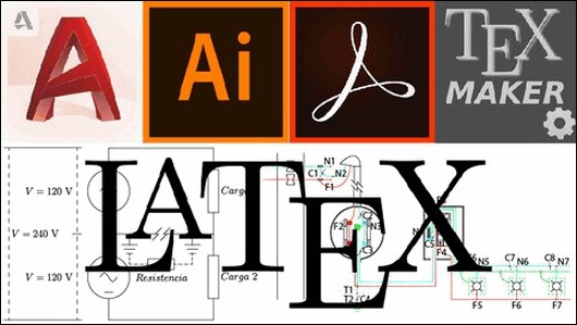 Documentos en LaTeX con AutoCAD, Adobe Acrobat e Illustrator de Miguel Ángel Aguilar García